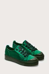 Scotch & Soda zelené tenisky na platforme Sylvie Palm Green