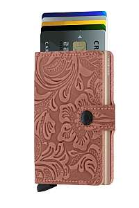 Secrid špeciálna kožená peňaženka Mini Wallet Ornament Rose