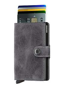 Secrid špeciálna kožená peňaženka Mini Wallet Vintage Grey