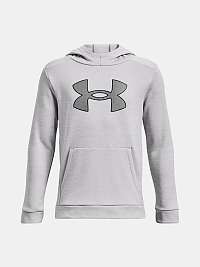 Šedá chlapčenská mikina Under Armour UA Armour Fleece Big Logo HD