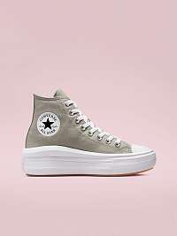 Šedé dámske členkové tenisky Converse All Star Move