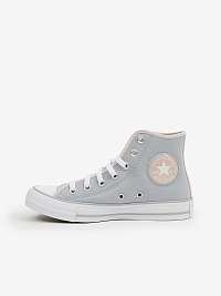 Šedé dámske členkové tenisky Converse Chuck Taylor All Star