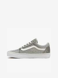 Šedé dámske trblietavé tenisky VANS UA Old Skool Glitter
