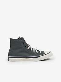 Šedé pánske členkové tenisky Converse Chuck Taylor All Star