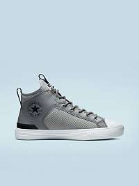 Šedé pánske členkové tenisky Converse Chuck Taylor All Star Ultra