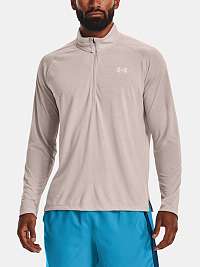 Šedé pánske tričko Under Armour UA STREAKER HALF ZIP