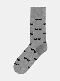 Šedé vzorované ponožky Fusakle Fuzac sedy