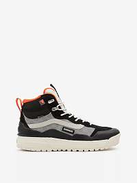 Šedo-čierne pánske kožené členkové topánky VANS  UltraRange NAPAPIJR