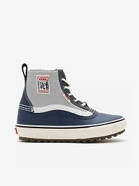 Šedo-modré pánske členkové topánky VANS Standard Mid Snow