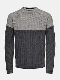 Šedý pánsky sveter ONLY & SONS