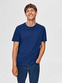 Selected Homme modré pánske tričko Jared