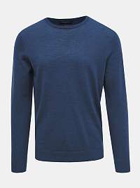 Selected Homme modré pánsky basic sveter Tower