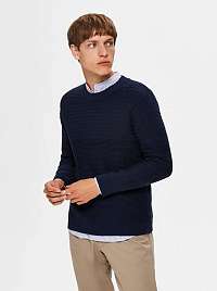 Selected Homme modré pánsky sveter