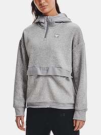 Sivá mikina Under Armour UA Prjct Rock Fleece 1/4 Zip