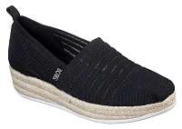 Skechers čierne espadrilky s jutou Highlights 2.0. Homestretch Black