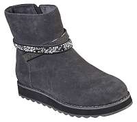 Skechers čierne zimné topánky Keepsakes 2.0 Charcoal