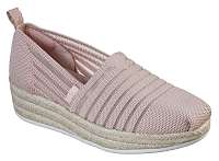 Skechers púdrové espadrilky s jutou Highlights 2.0 Homestretch Blush