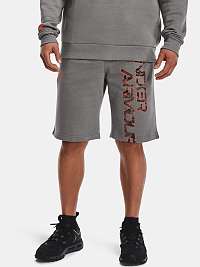 Šortky Under Armour RIVAL FLC CAMO SCRIPT SH - šedé
