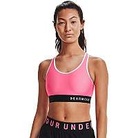 Sportovní podprsenka Under Armour Mid Keyhole Bra-PNK