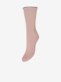 Staroružové dámske vzorované ponožky VERO MODA Hello