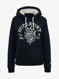 Superdry tmavomodrá mikina s kapucňou Pride In Craft Hood