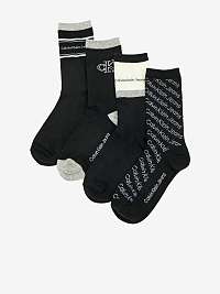 Súprava dámskych ponožiek Calvin Klein v čiernej farbe