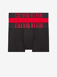 Súprava dvoch pánskych boxeriek Calvin Klein v červenej a čiernej farbe