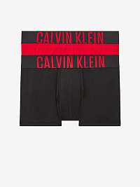 Súprava dvoch pánskych boxeriek Calvin Klein v červenej a čiernej farbe