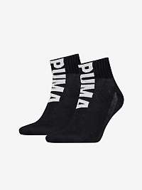 Súprava dvoch párov čiernych pánskych ponožiek Puma