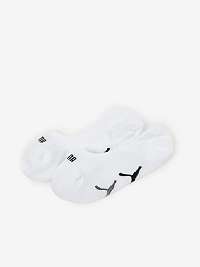 Súprava dvoch párov dámskych ponožiek v bielej farbe Puma