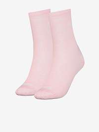 Súprava dvoch párov dámskych ponožiek vo svetlo ružovej farbe Puma