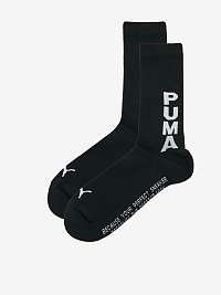 Súprava dvoch párov ponožiek v čiernej farbe Puma