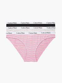 Súprava troch nohavičiek v čiernej, ružovej a krémovej farbe Calvin Klein
