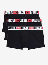 Súprava troch pánskych boxeriek Diesel v čiernej farbe