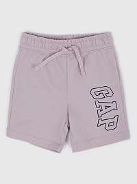 Svetlo fialové dievčenské šortky s logom GAP