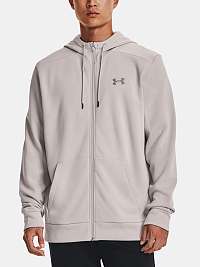 Svetlo šedá pánska mikina Under Armour UA Armour Fleece FZ Hoodie