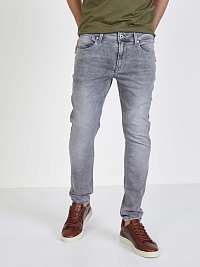 Svetlo šedé pánske džínsy Pepe Jeans Finsbury