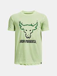 Svetlo zelené tričko Under Armour UA PJT ROCK IP BRAHMAN SS