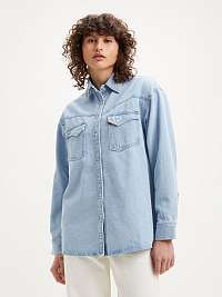 Svetlomodrá dámska džínsová košeľa Levi's® Dorsey Western
