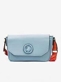 Svetlomodrá dámska malá crossbody kabelka US Polo Assn. Prestonwood