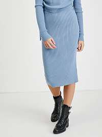 Svetlomodrá svetrová sukňa Guess Calire