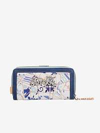 Svetlomodrá veľká peňaženka Anekke Meditarranean Sunrise