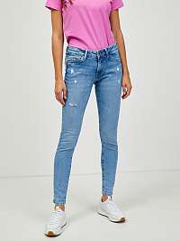 Svetlomodré dámske skinny fit džínsy Pepe Jeans Pixie