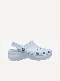 Svetlomodré dámske šľapky na platforme Crocs Classic Platfrorm