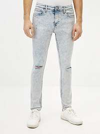 Svetlomodré pánske skinny džínsy Celio C45 Toskid
