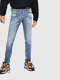 Svetlomodré pánske slim fit džínsy Diesel Tepphar
