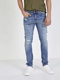 Svetlomodré pánske straight fit rifle Pepe Jeans Stanley