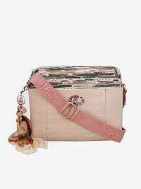 Svetloružová dámska crossbody kabelka Anekke Jungle