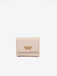 Svetloružová peňaženka Guess Laurel pre ženy