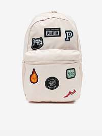 Svetloružový dámsky batoh s nášivkami Puma